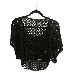 OPEN WEAVE KNIT TOP SIZE LARGE